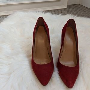 Calvin Klein Red sued heels